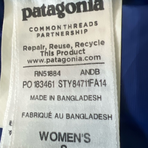 Patagonia Down Hoodie Blue | Women’s Small | Lightweight Packable - Picture 7 of 7